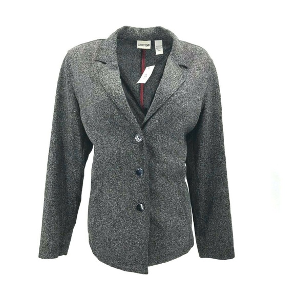 Chico's Jackets & Blazers - Chicos Conventional Full Triple Button Blazer Sz 8